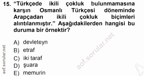 Soru 15