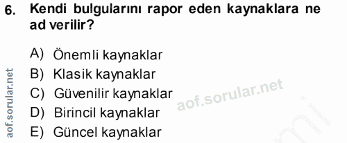 Soru 6