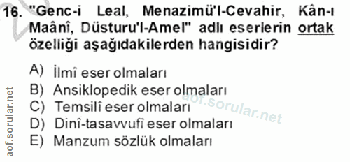 Soru 16