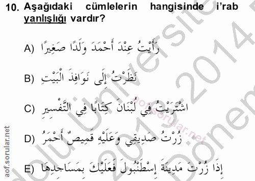 Soru 10