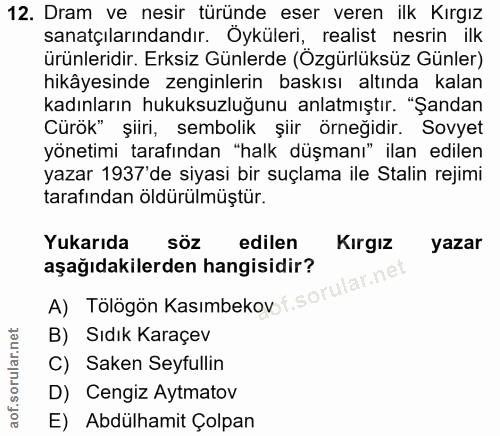 Soru 12