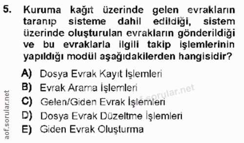 Soru 5