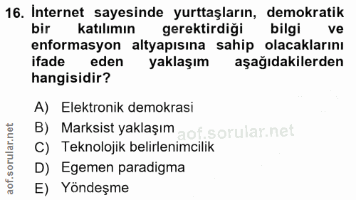 Soru 16