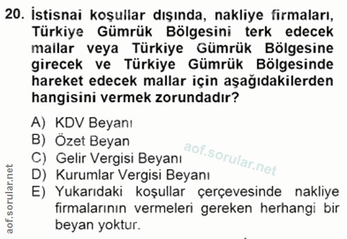 Soru 20