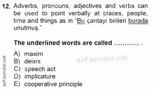 Soru 12