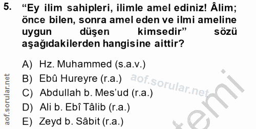 Soru 5