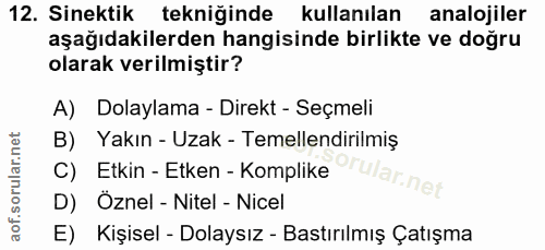 Soru 12