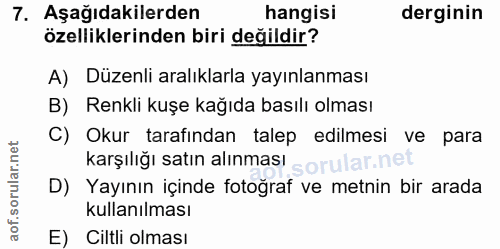Soru 7