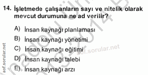 Soru 14
