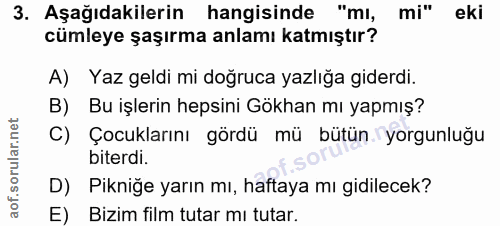 Soru 3