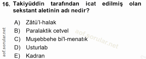 Soru 16