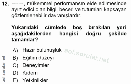 Soru 12