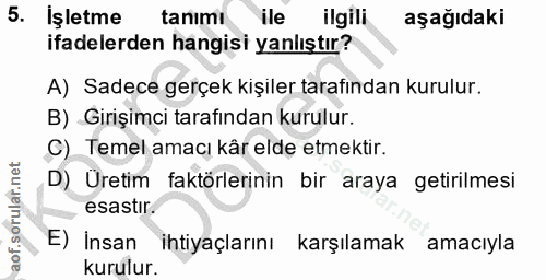 Soru 5