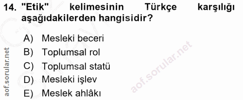 Soru 14