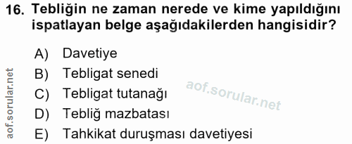 Soru 16