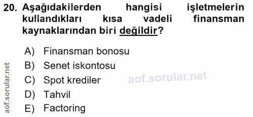 Soru 20