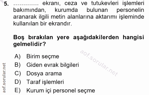 Soru 5