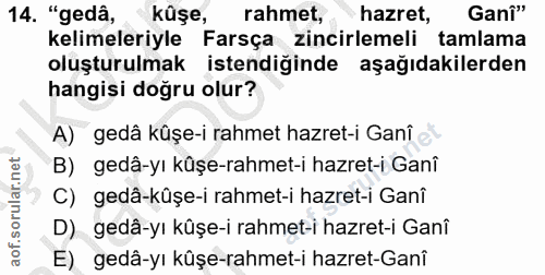 Soru 14