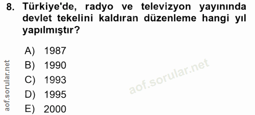 Soru 8