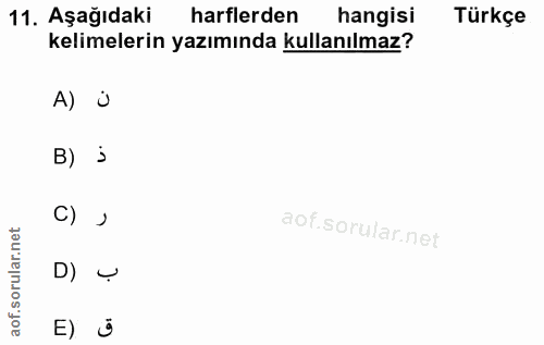Soru 11