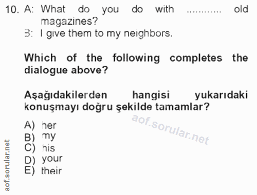 Soru 10