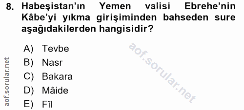 Soru 8