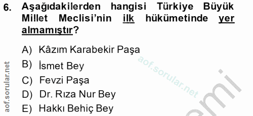 Soru 6