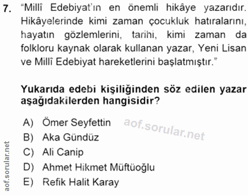 Soru 7