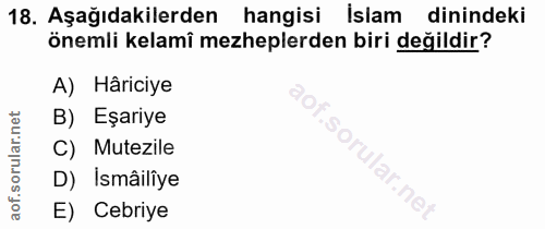 Soru 18