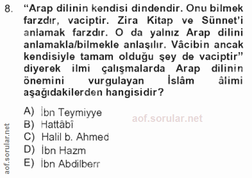 Soru 8