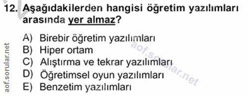 Soru 12