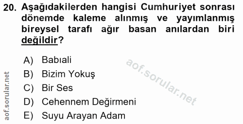 Soru 20