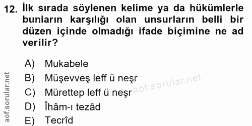 Soru 12