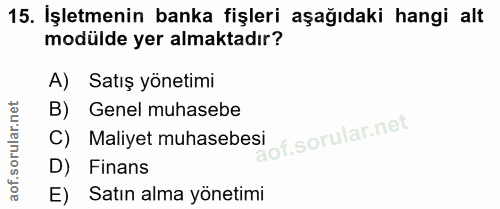 Soru 15
