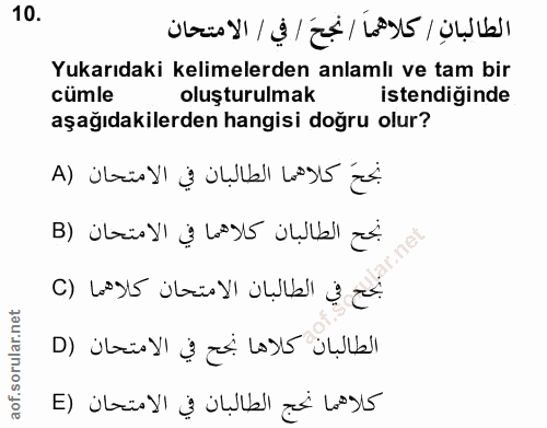 Soru 10