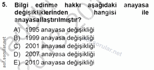 Soru 5