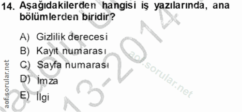 Soru 14