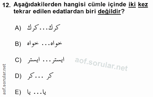 Soru 12