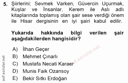 Soru 5