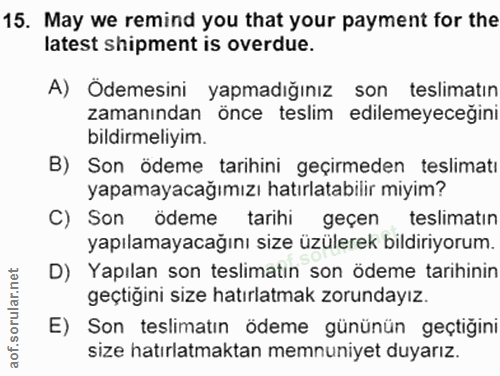 Soru 15