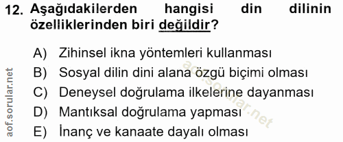 Soru 12