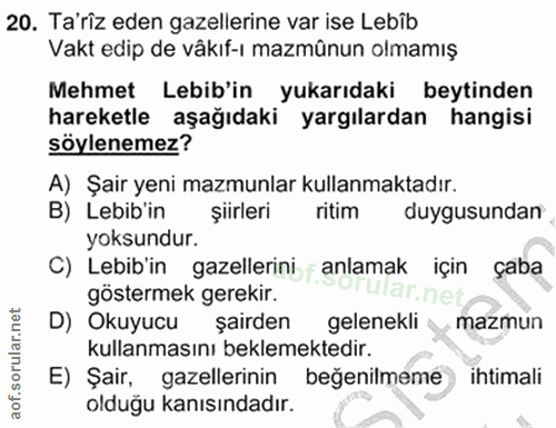 Soru 20