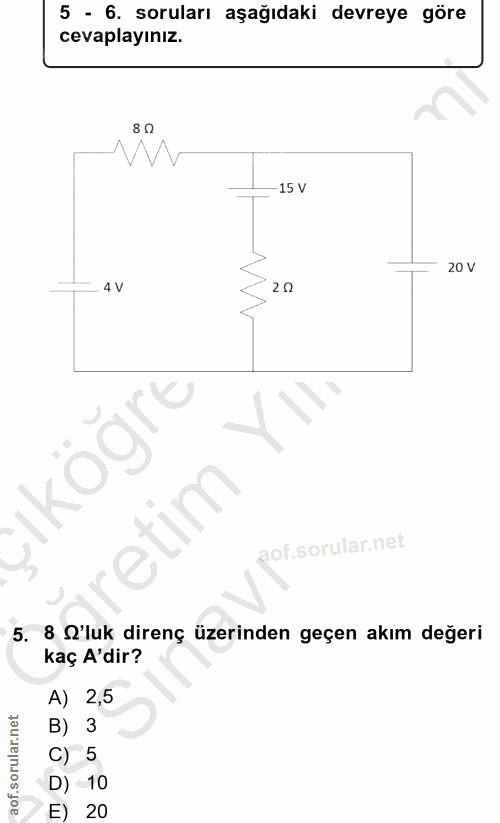 Soru 5