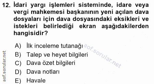 Soru 12