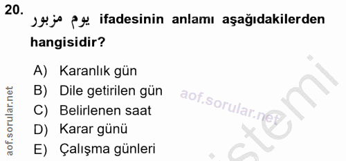 Soru 20