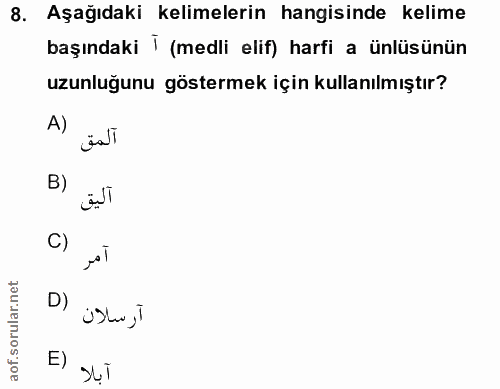 Soru 8