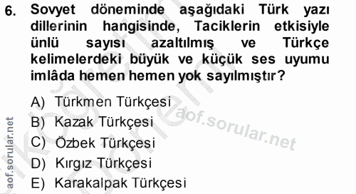 Soru 6