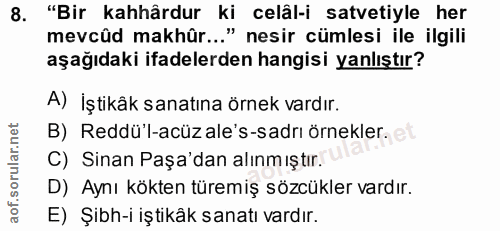 Soru 8