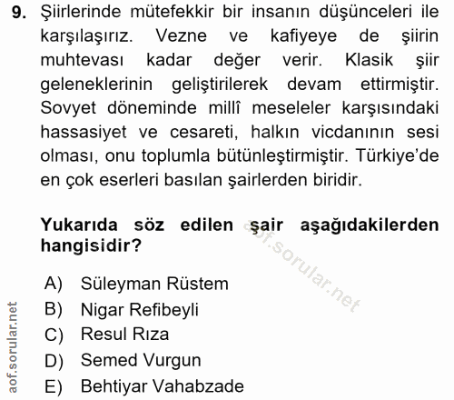 Soru 9