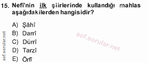 Soru 15